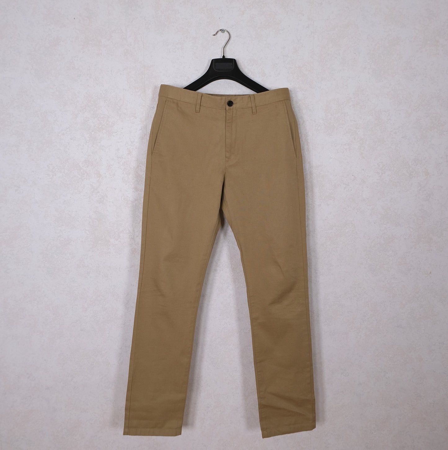 Acne Studios, vaaleat puuvillahousut, koko 50, hoikka, khaki