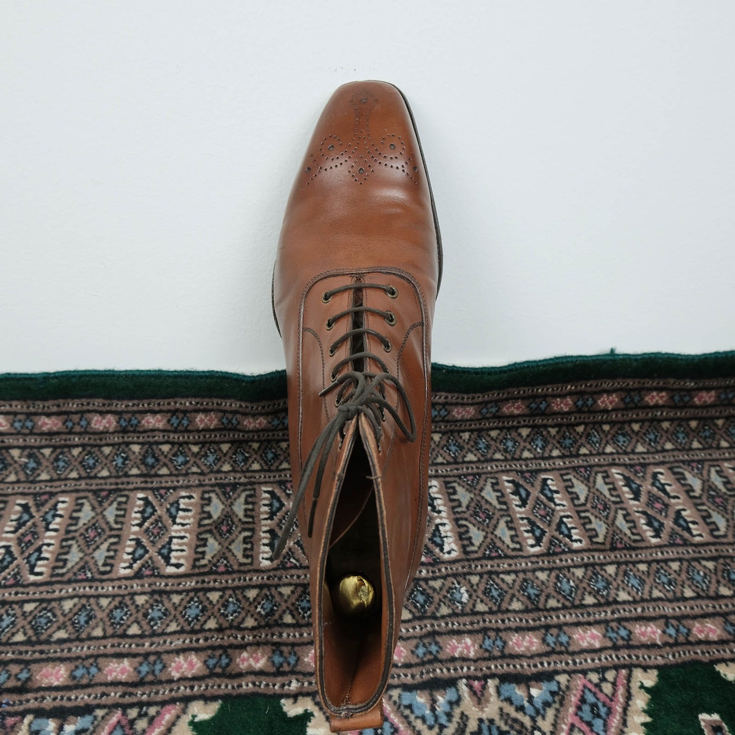 Alfred Sargent, brown balmoral boots, size 8UK, RRP 840e