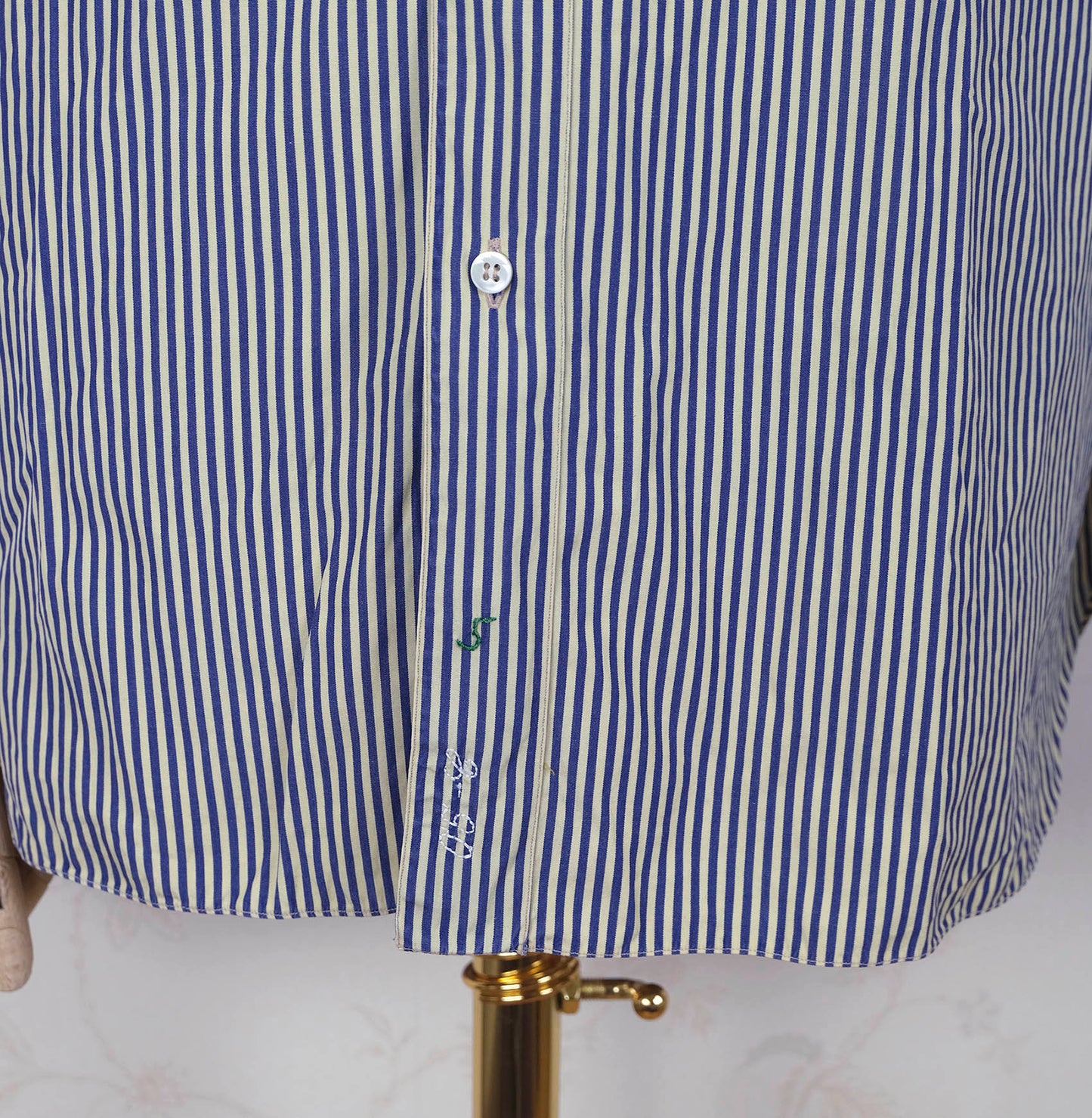 Bijan, kauluspaita, koko 41, siniset raidat, ovh 1598 e