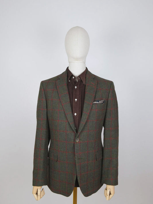 Blarney, vihreä tweed-takki, koko 56