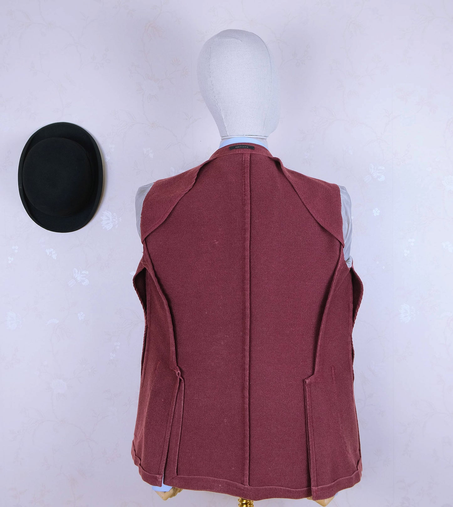 Boglioli, punertava irtotakki, koko 48, K-jacket, kashmirvillaa