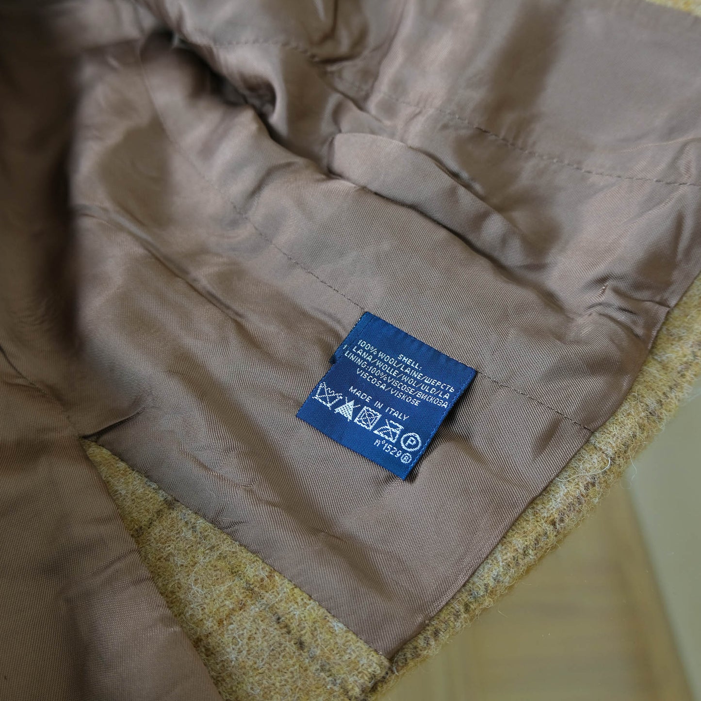 Polo Ralph Lauren, poikien vaalea tweedtakki, koko 2