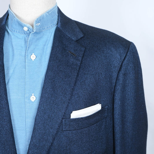 Brioni, sininen irtotakki, koko 58, villa-silkkikangas