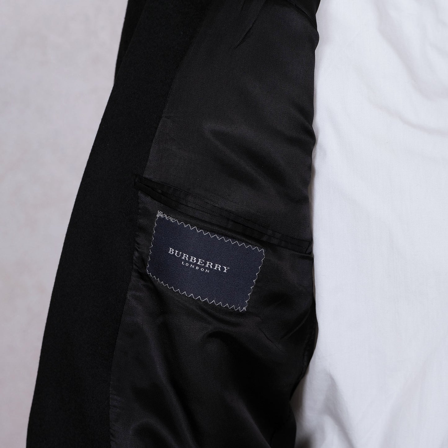 Burberry, black cashmere jacket, size 42UK, softest fabric