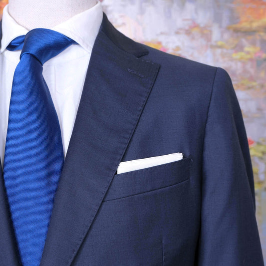 Cavaliere, dark blue suit, size 44UK, fine wool