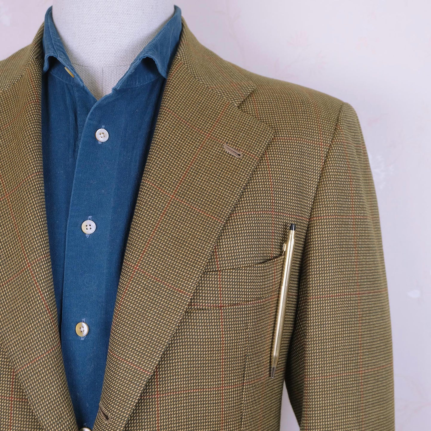 Cesare Attolini, light tweed jacket, size 50EU, handmade in Naples
