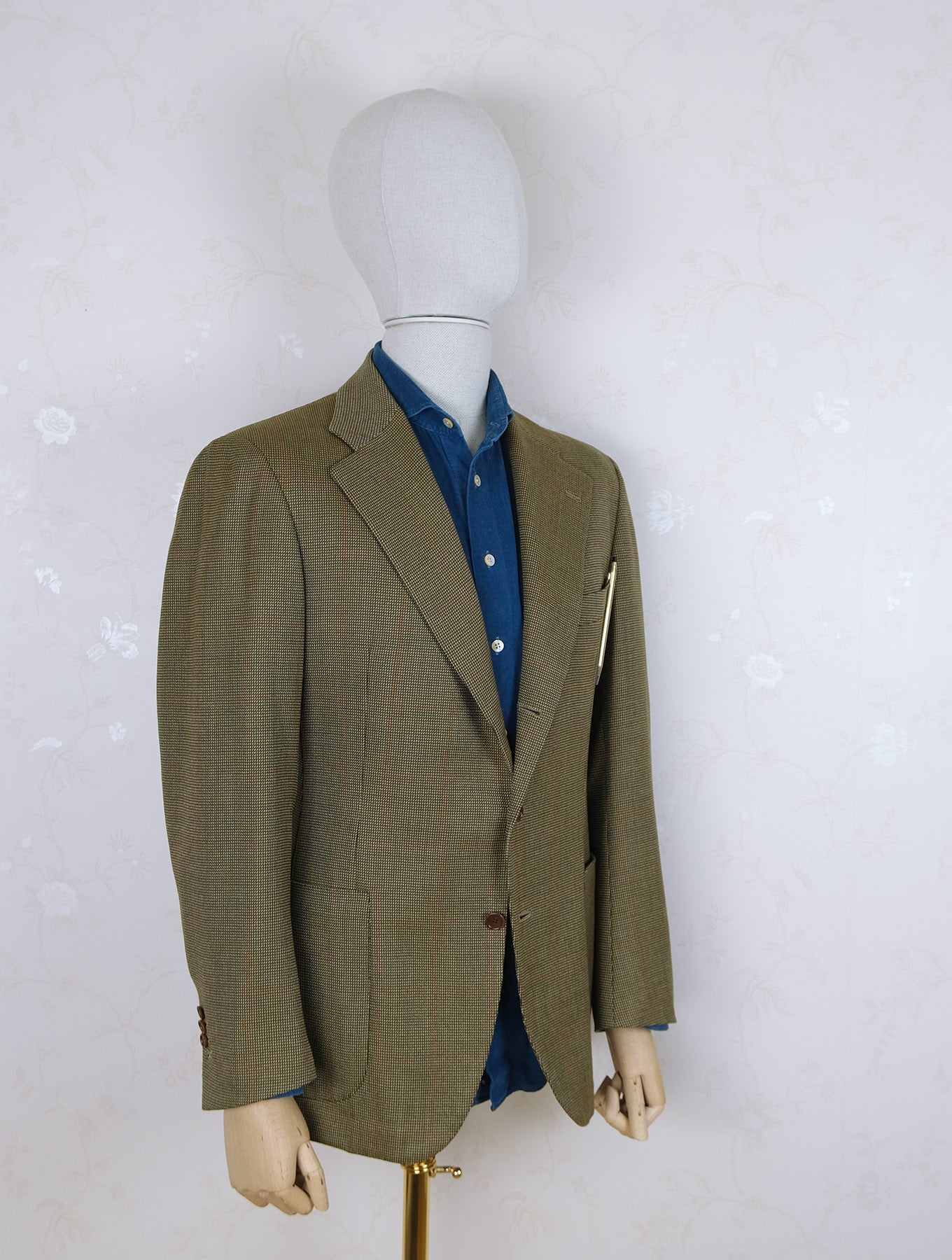 Cesare Attolini, light tweed jacket, size 50EU, handmade in Naples