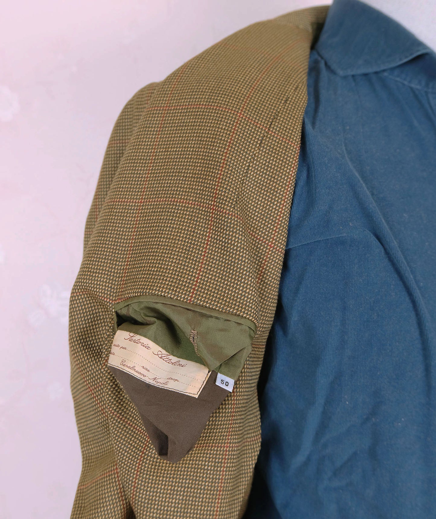 Cesare Attolini, light tweed jacket, size 50EU, handmade in Naples