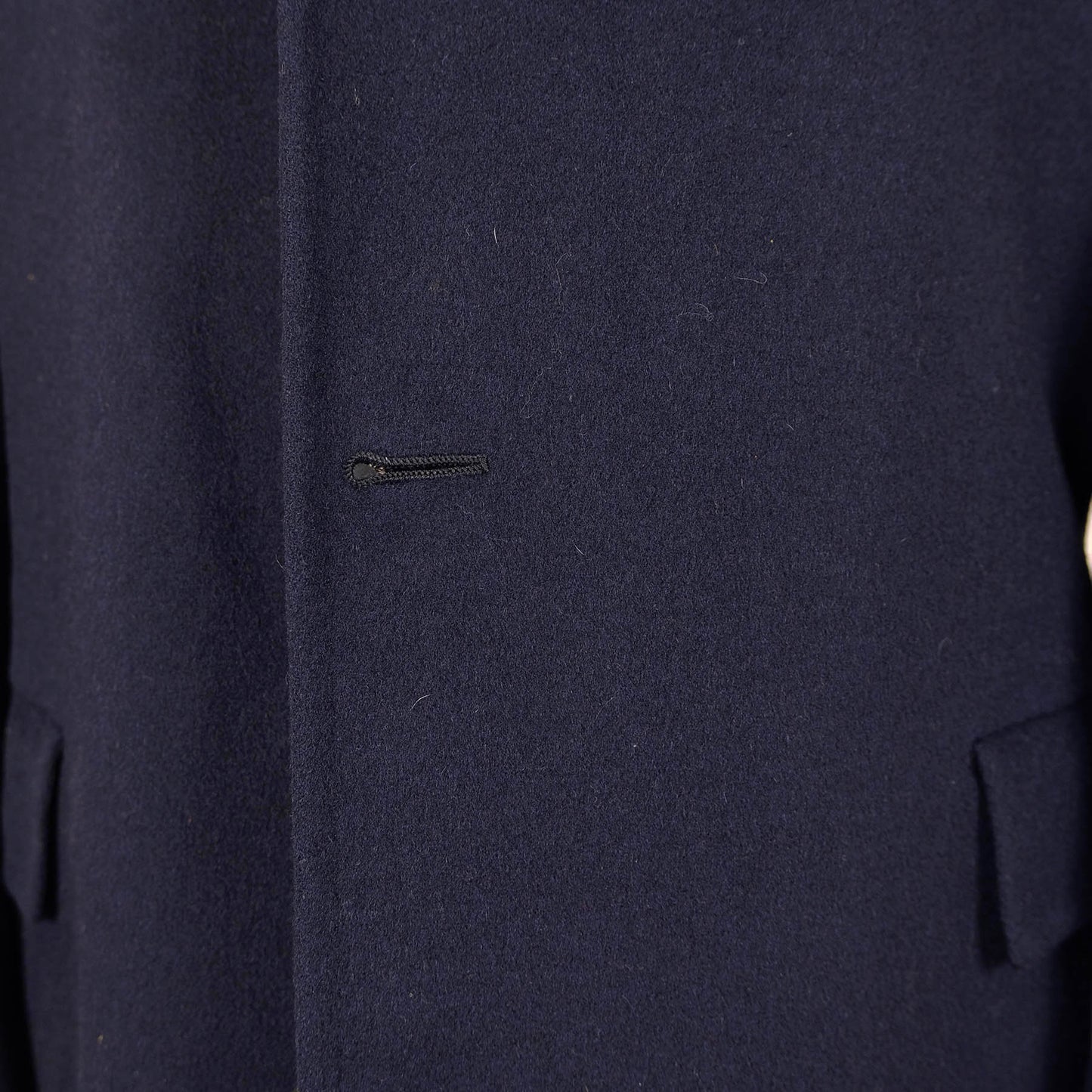 Chester Barrie, hand made navy blue wool coat, Size 44UK