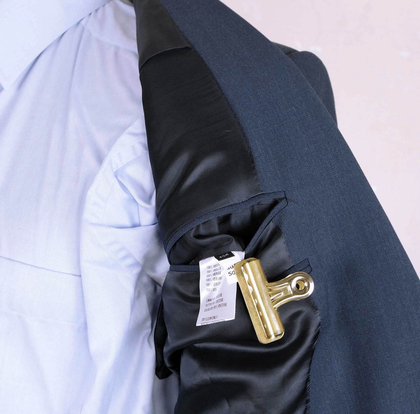 Chester Barrie, navy cashmere jacket, size 56EU, RRP 2400 euros