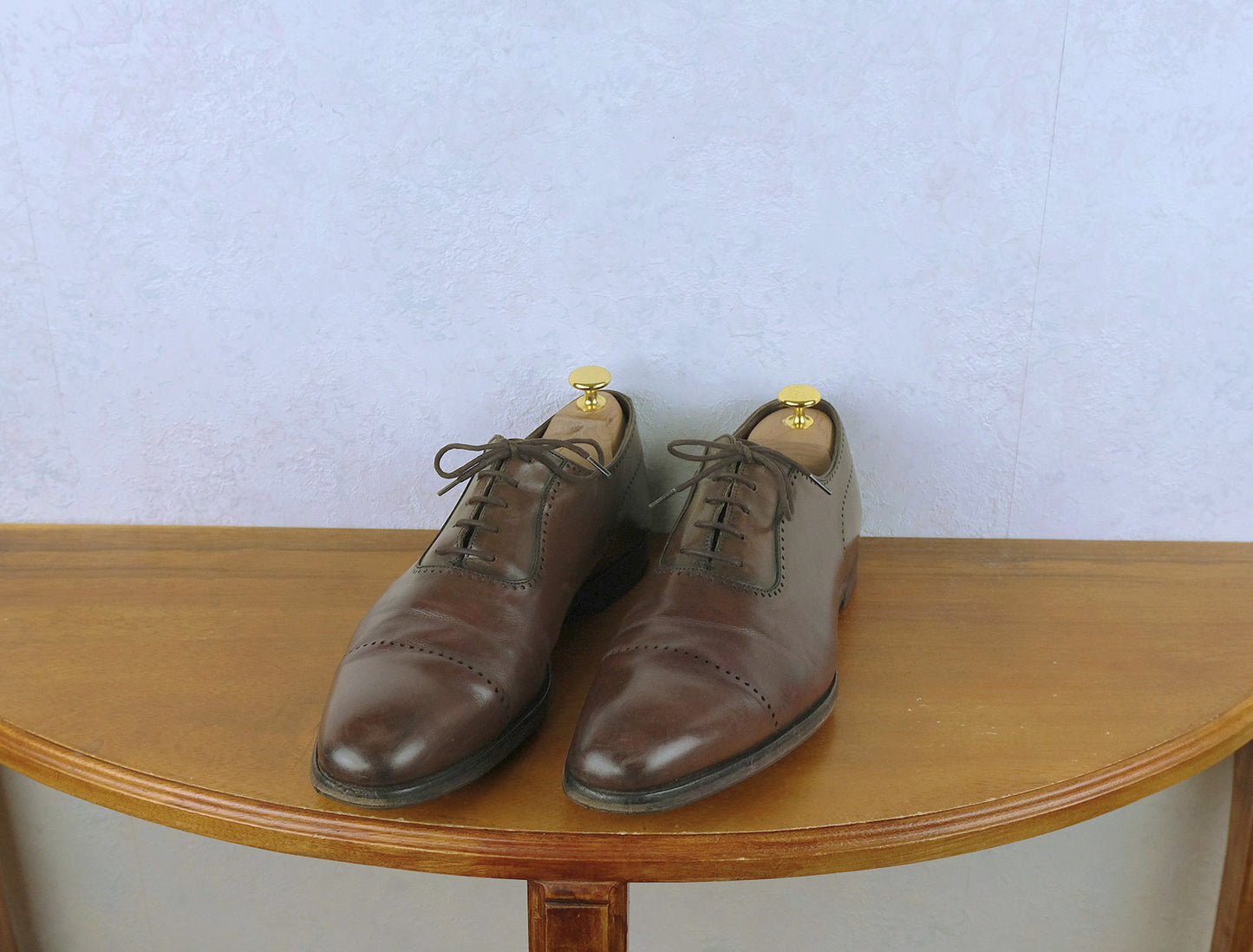 Crockett & Jones, ruskeat pukukengät, koko 42, Hand Grade -laatu