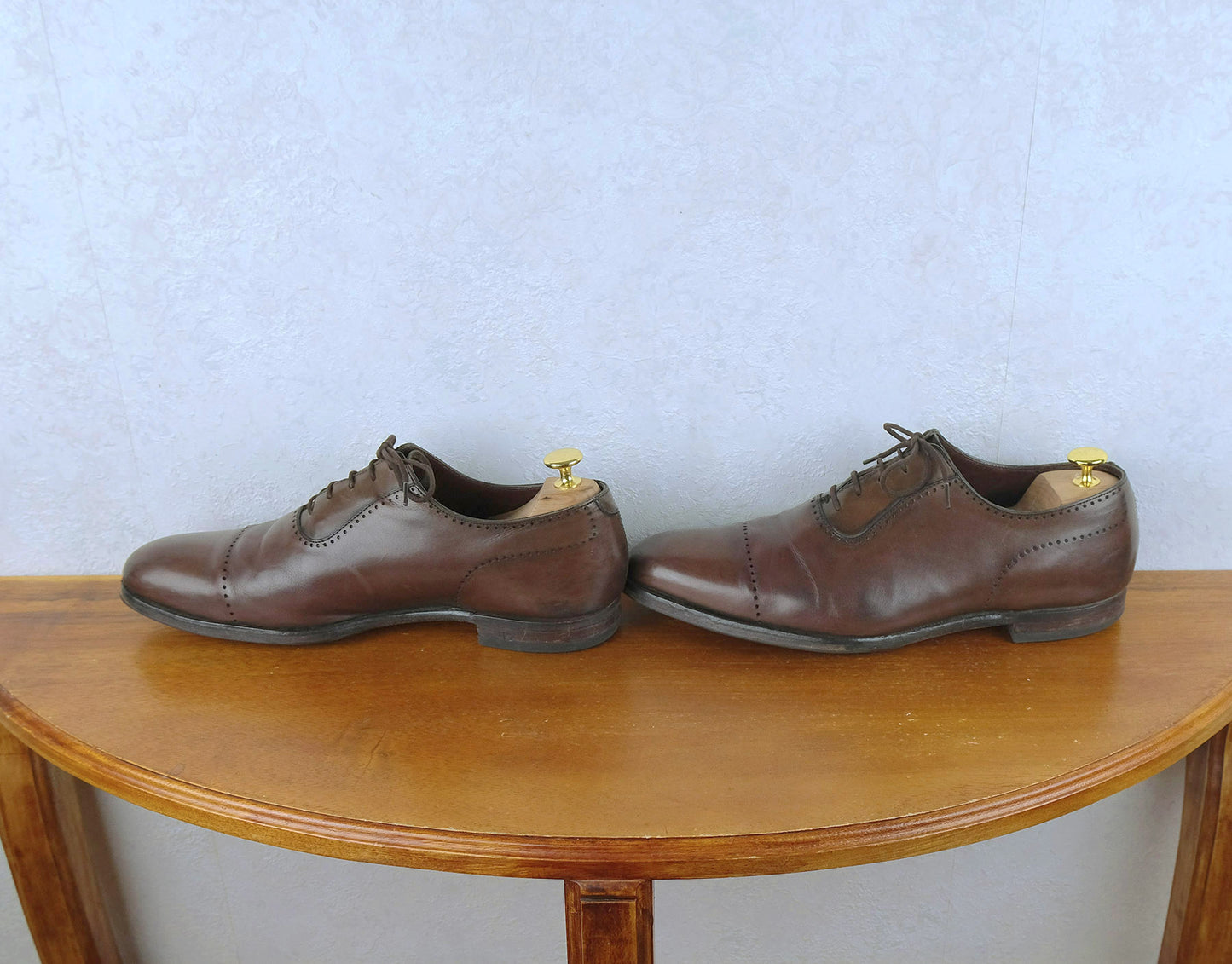 Crockett & Jones, ruskeat pukukengät, koko 42, Hand Grade -laatu