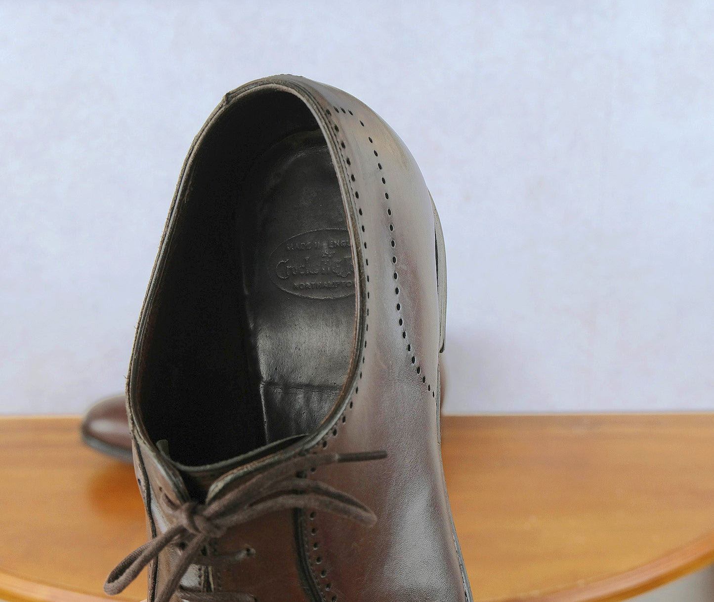 Crockett & Jones, ruskeat pukukengät, koko 42, Hand Grade -laatu