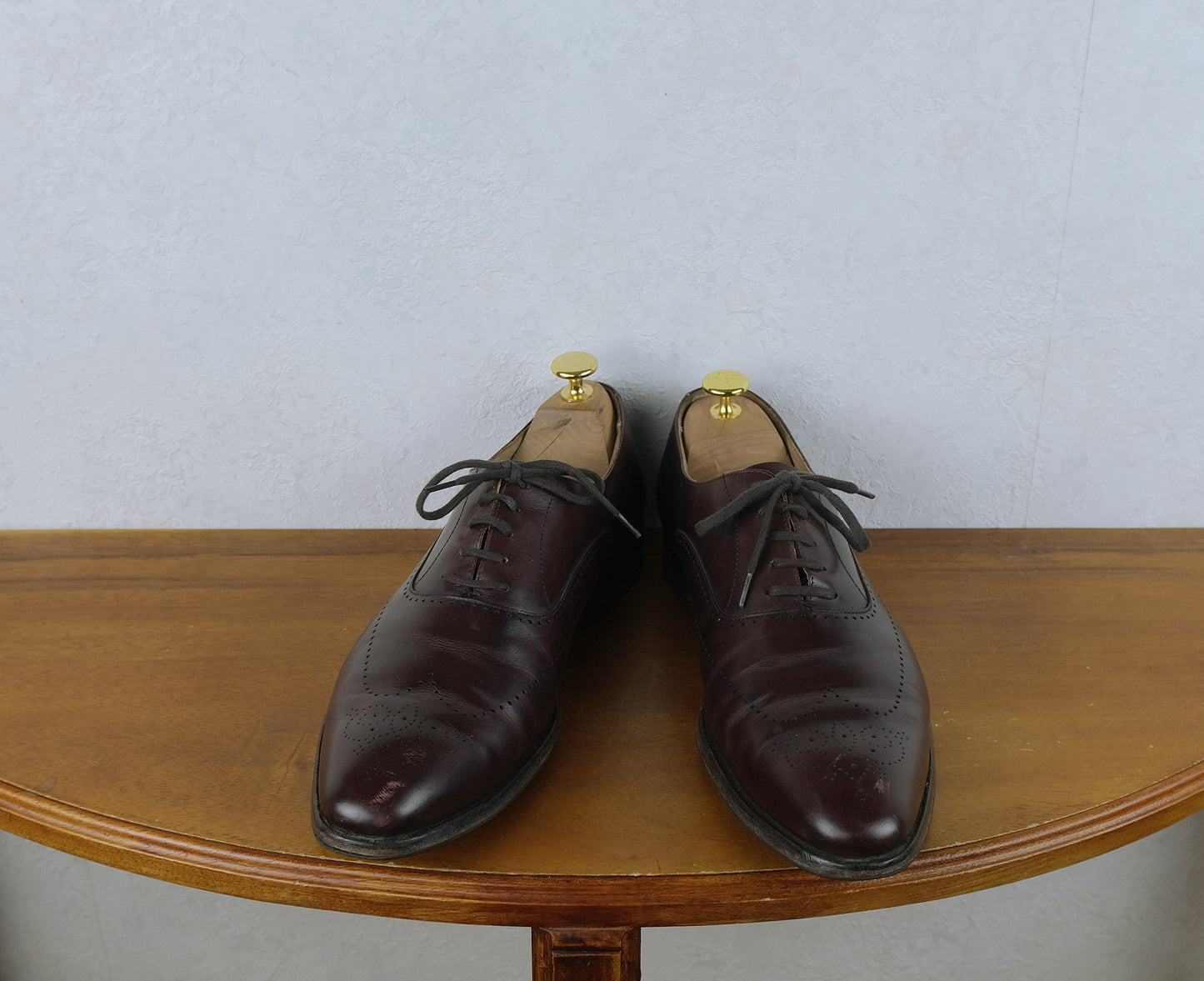 Crockett & Jones, tummanpunaiset pukukengät, koko 42
