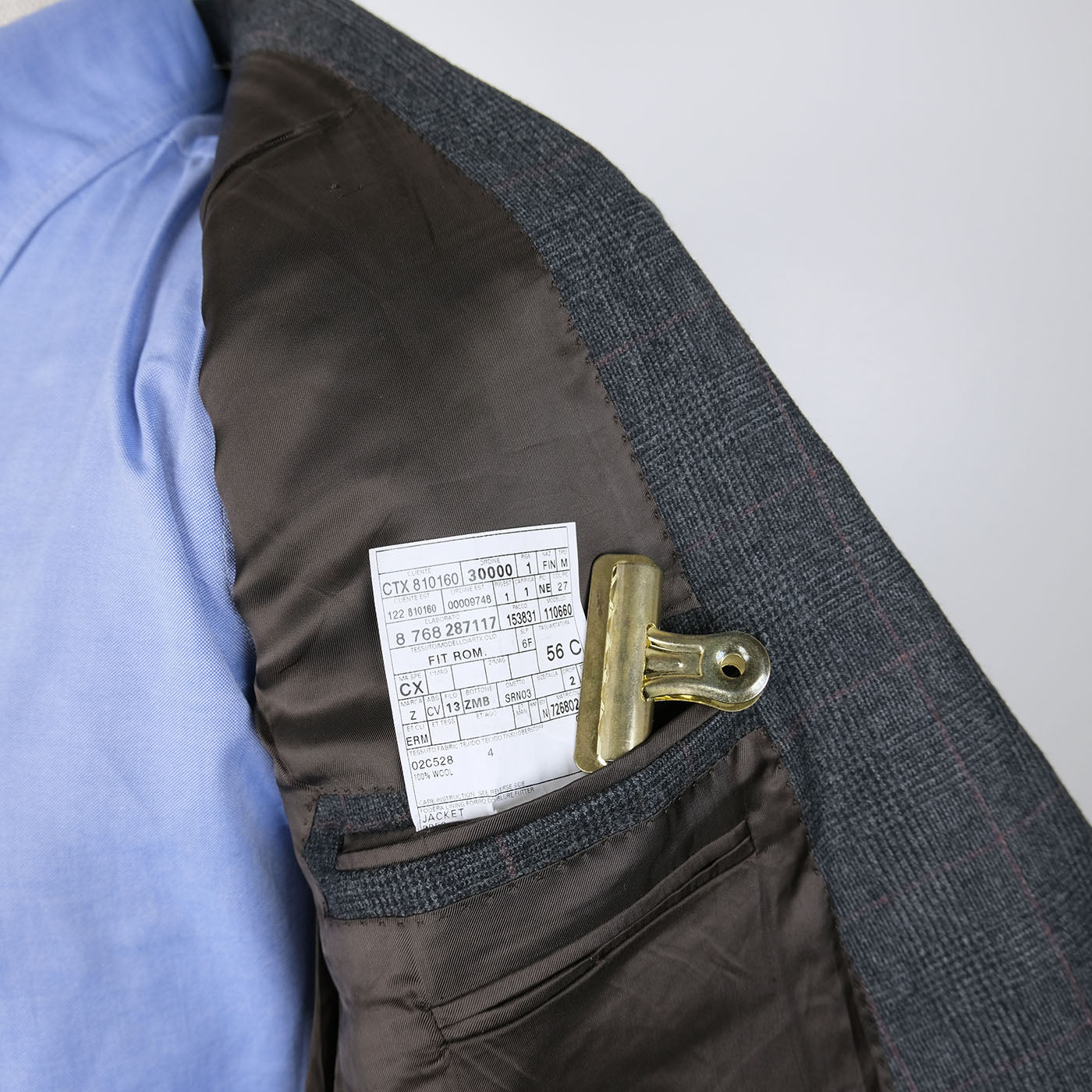 Ermenegildo Zegna, harmaa irtotakki, koko 56