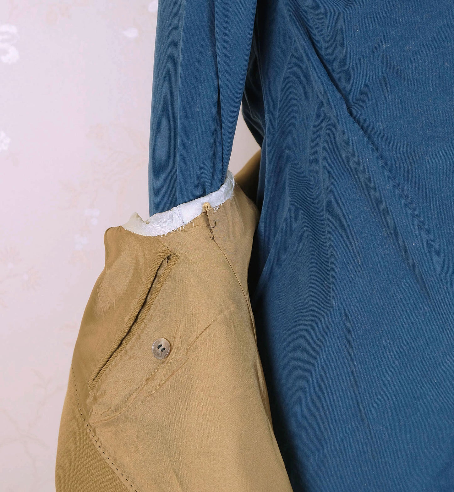 Lanvin, gray bespoke tweed jacket, size 38UK