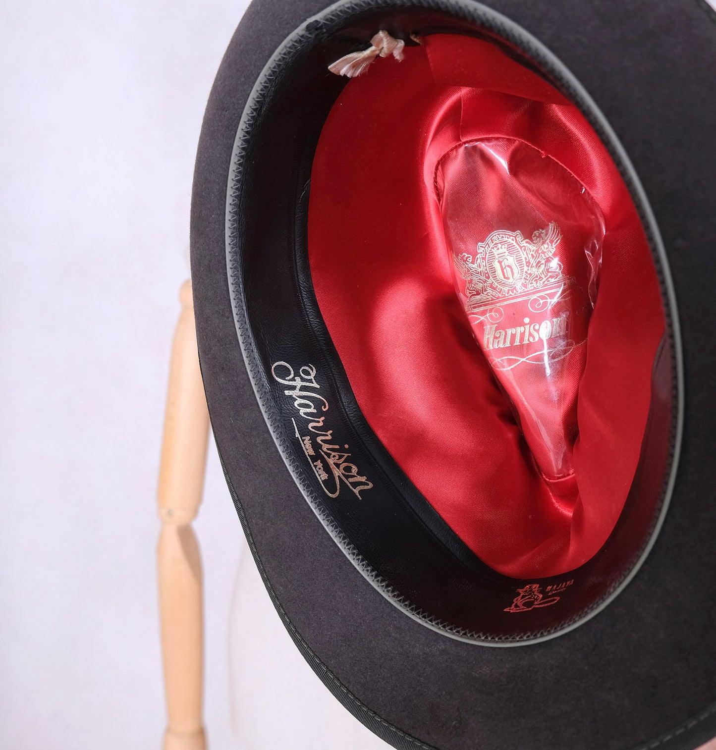 Harrison, harmaa lierihattu, koko 60, trilby