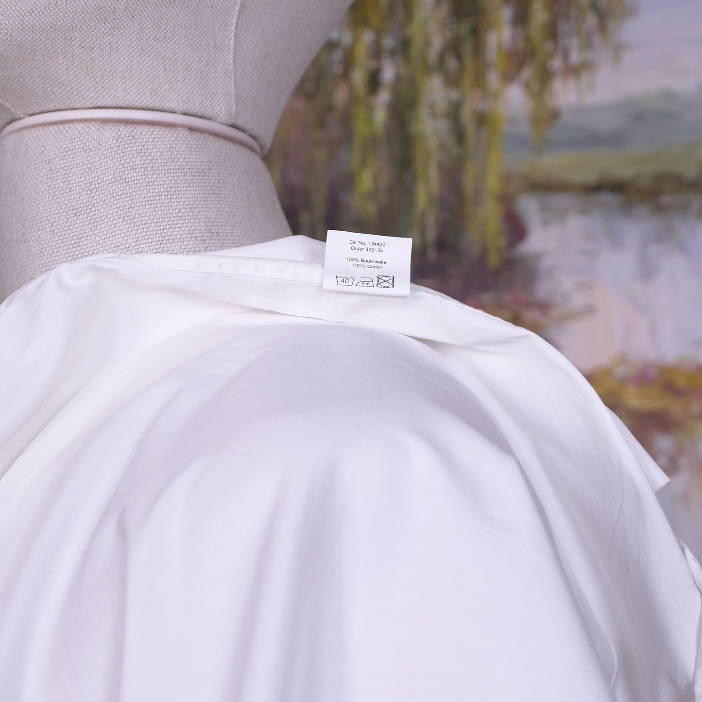 Hübscher, valkoinen kauluspaita, koko 38, lyhyempi