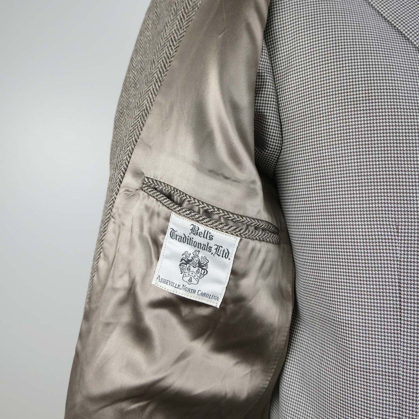 Jason Gibbs, brown tweed coat, size 50EU, Ivy League, made in USA