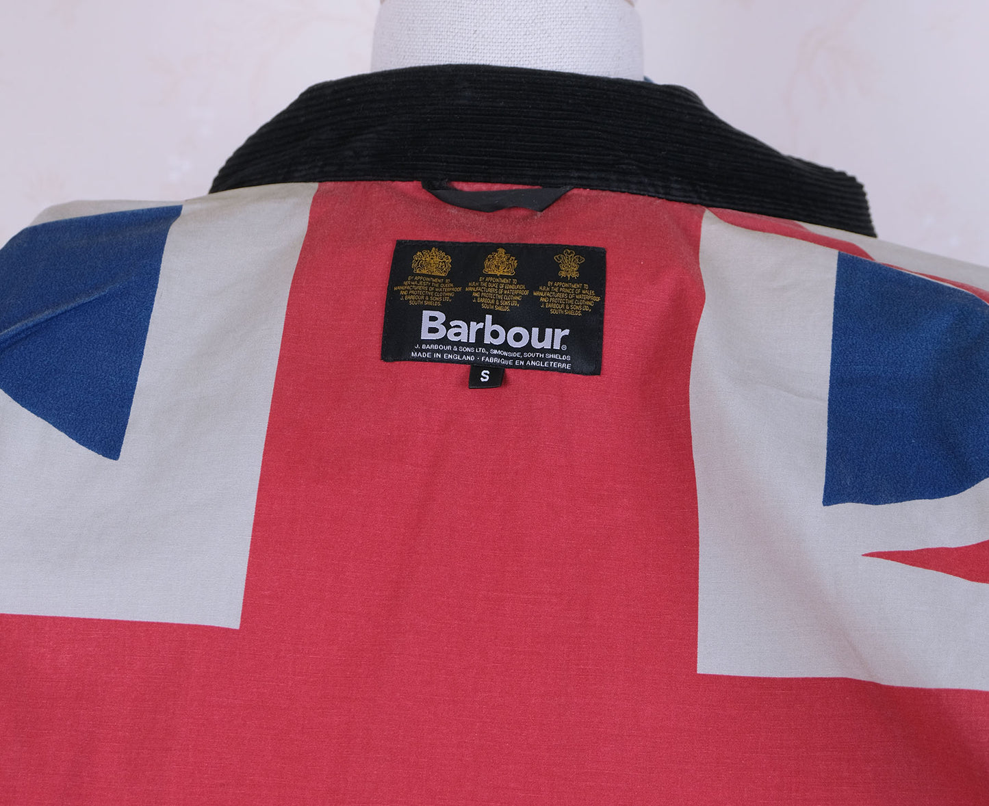 Barbour, used wax cotton jacket, size XL, black, International