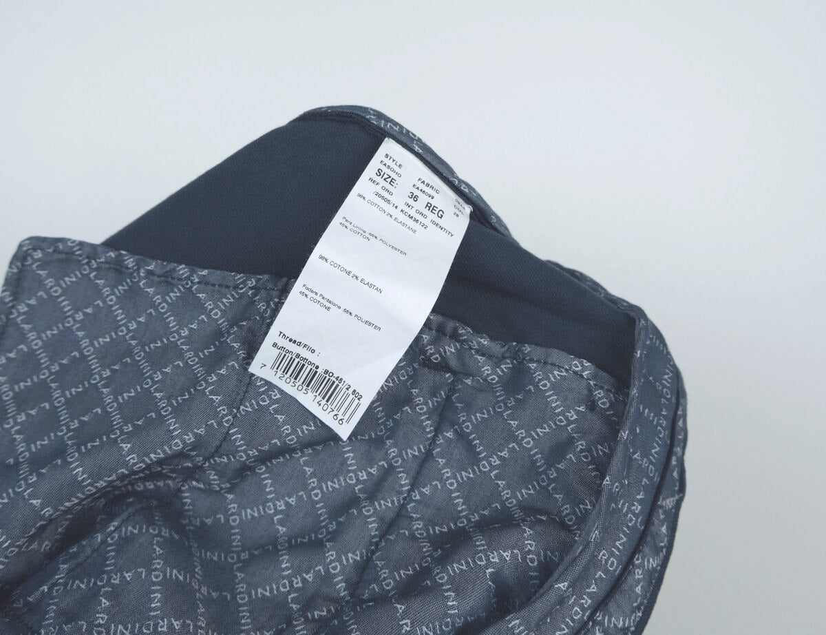 Lardini, blue cotton trousers, size 36'', RRP 285 e
