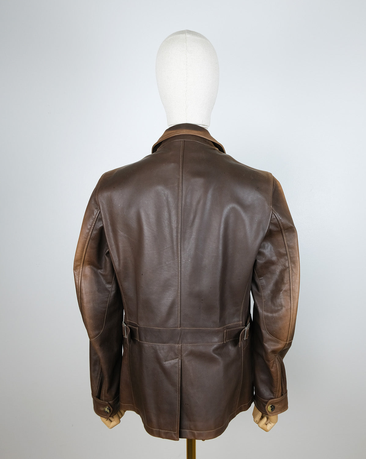 Latini, brown Italian horsehide jacket, size 40UK, RRP 950 e