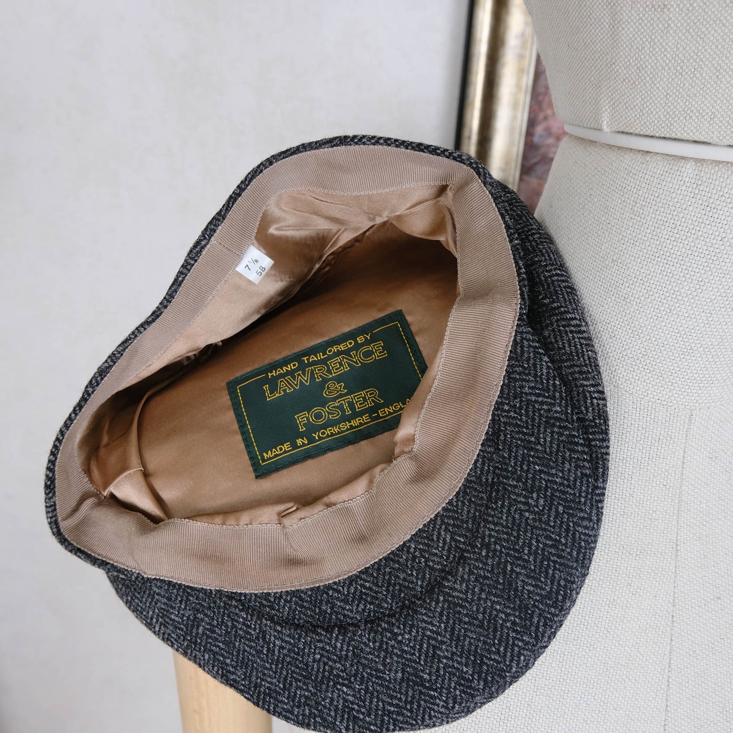 Hermès, blue-gray silk tie, made in France