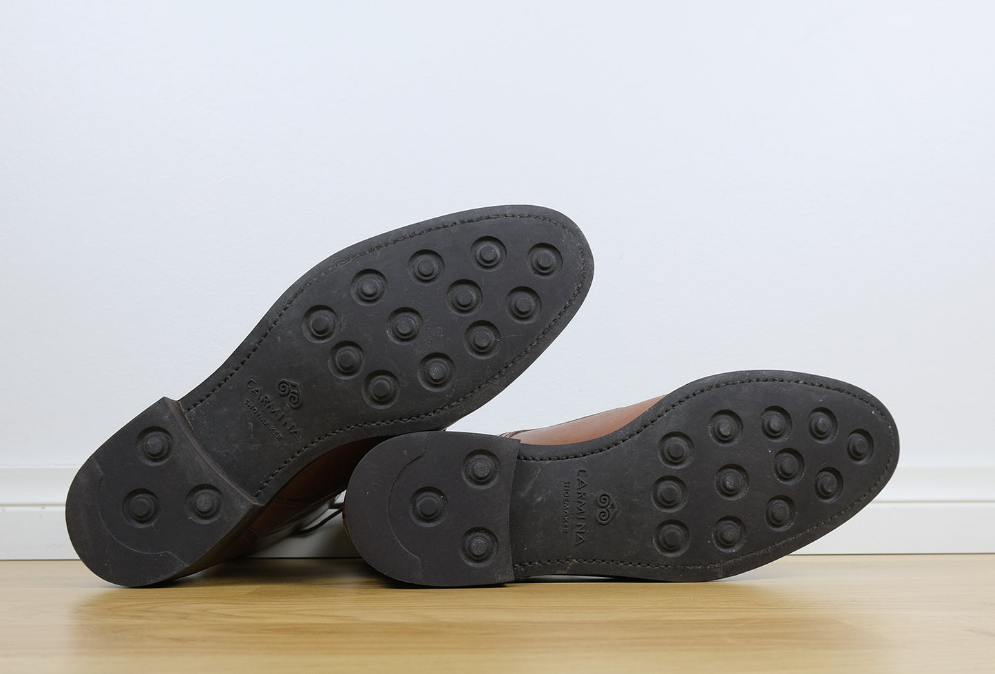 Carmina, brown boots, shell cordovan, size 8UK, RRP 995 e