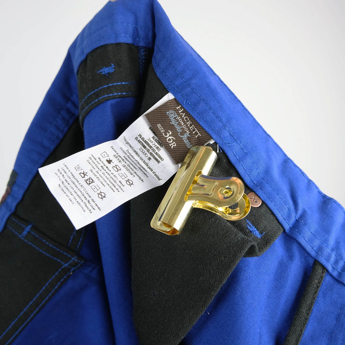 Hackett, siniset chino-housut, koko 36''