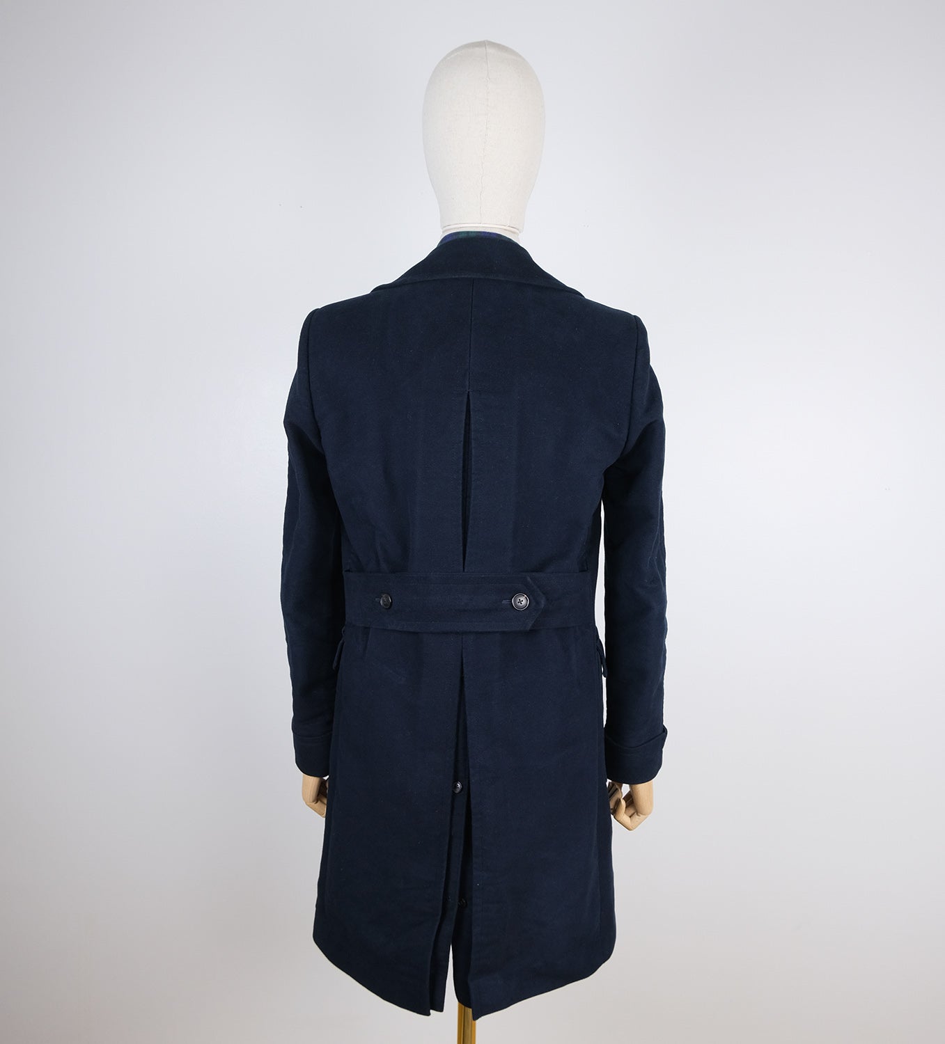 Suitsupply, blue ulster coat, size 36UK, cotton, Jort