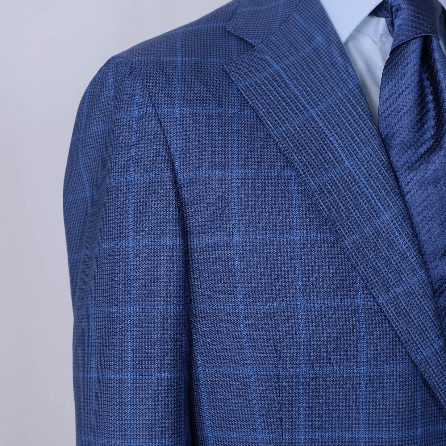 Orazio Luciano, blue hand made Neapolitan jacket, size 50EU