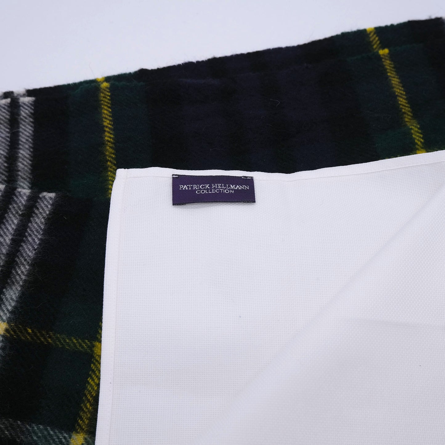 Patrick Hellmann, white handkerchief, fine cotton