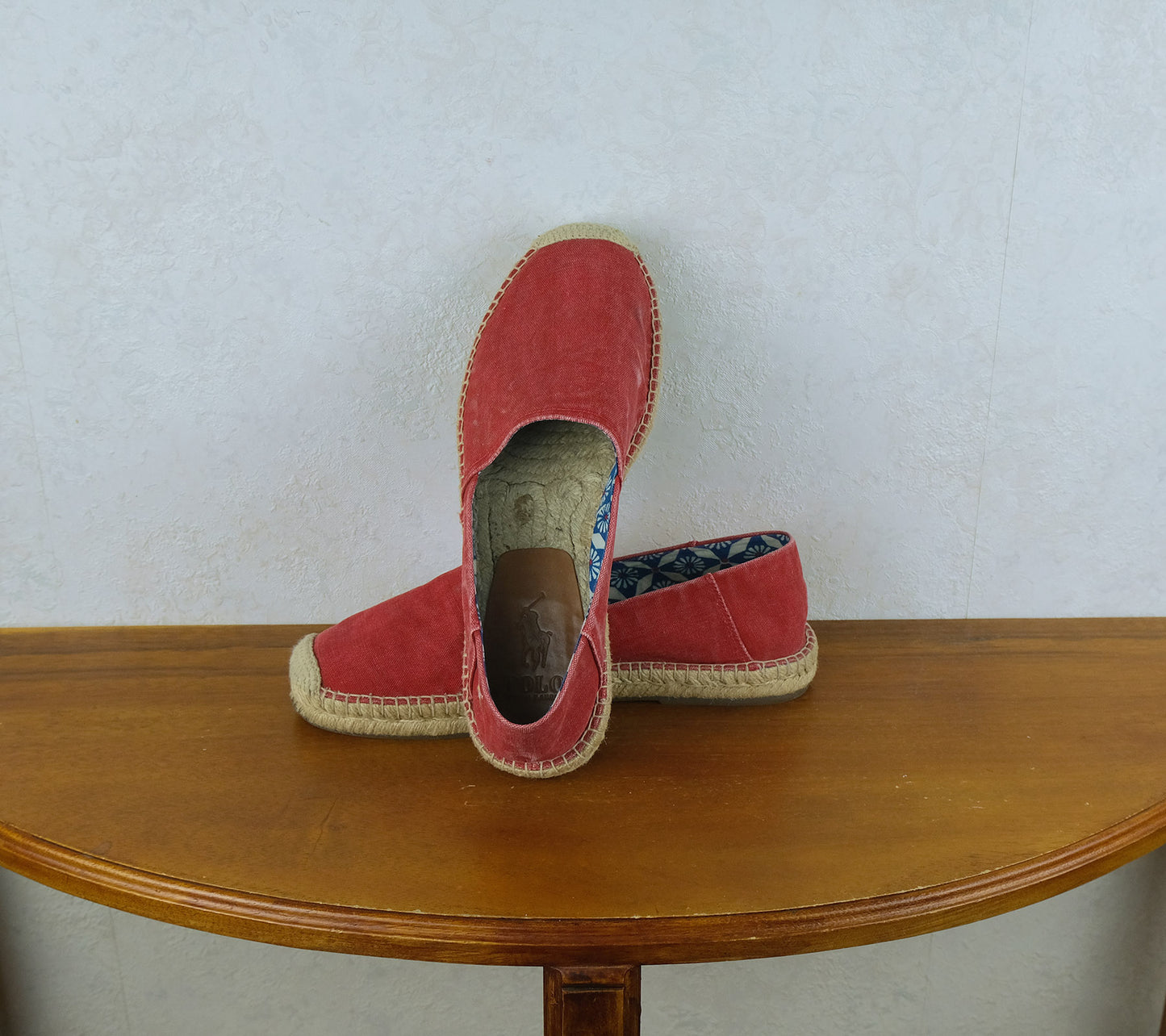 Polo Ralph Lauren, punaiset espadrillo-kengät, koko 42