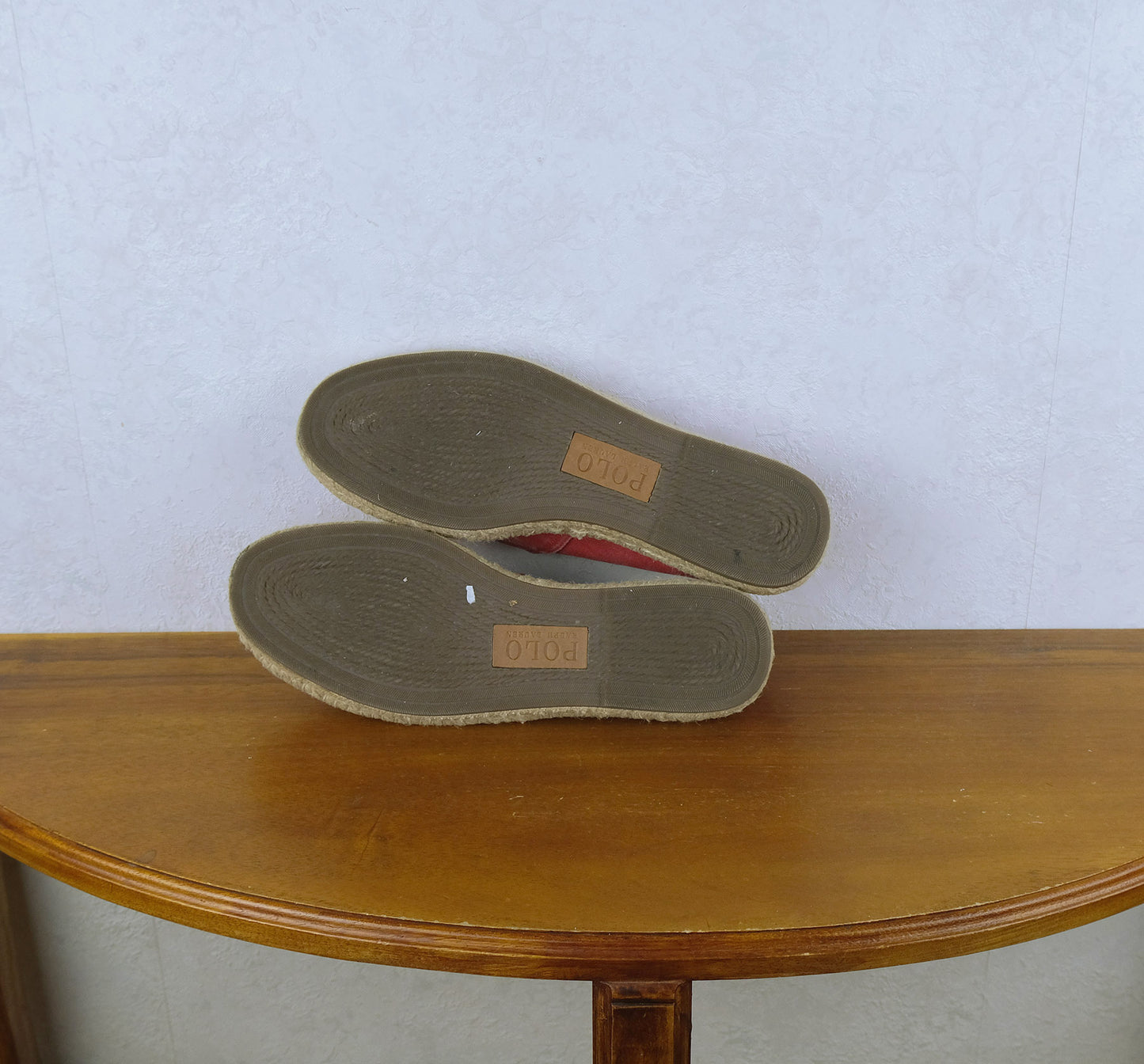Polo Ralph Lauren, red espadrille shoes, size 42EU