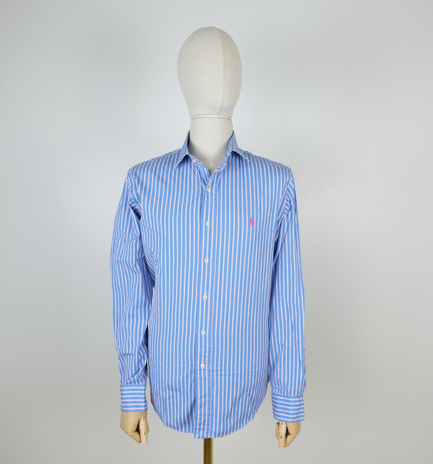 Eton, blue formal collar shirt, size 45