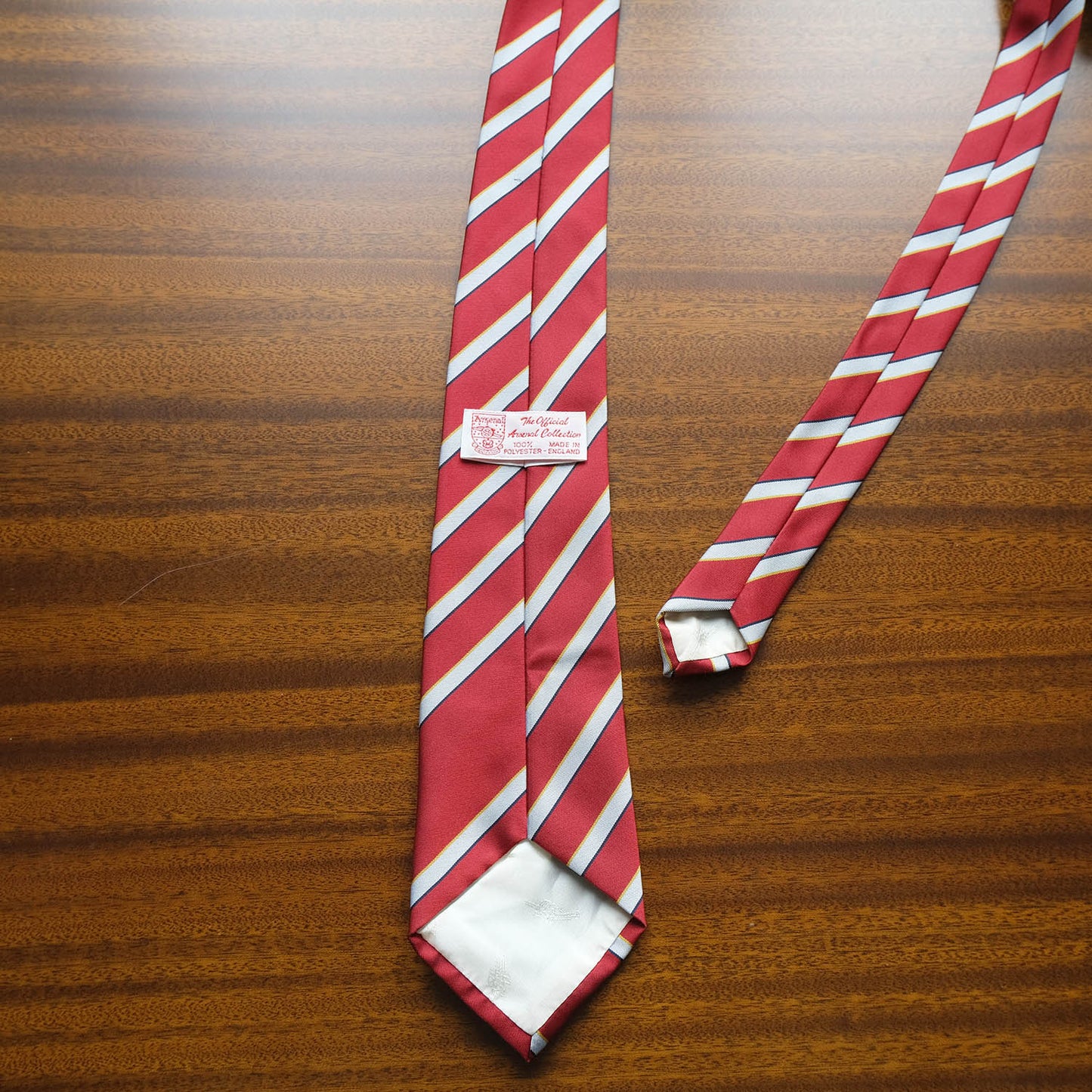 Hermès, blue-gray silk tie, made in France