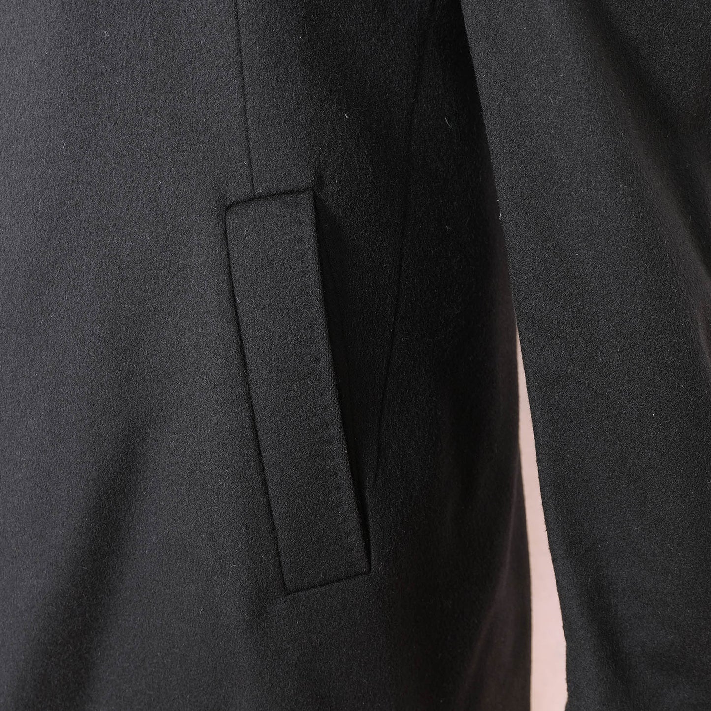 Jacques Heim, black wool jacket, size 60, wool-cashmere, XXL