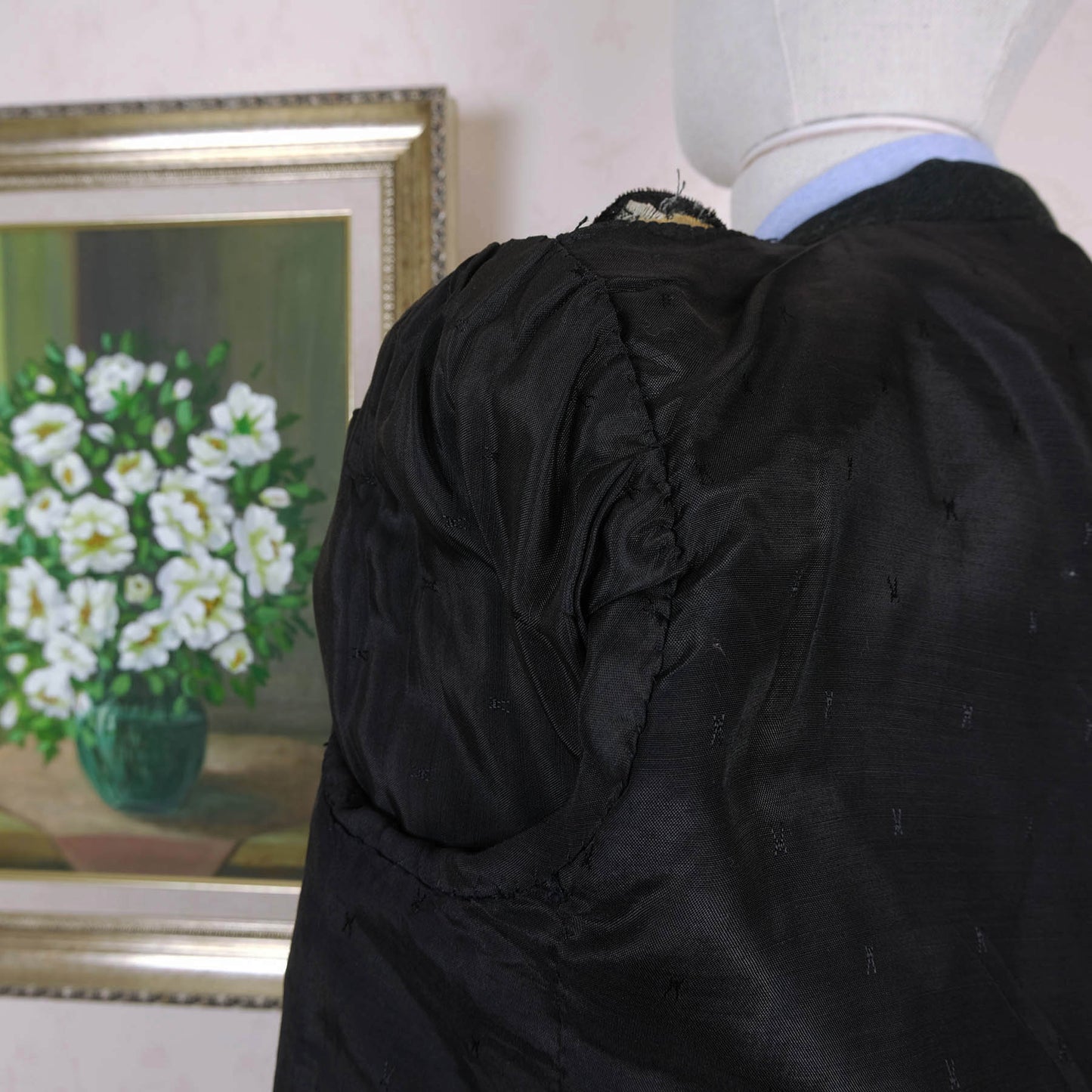 Lanvin, gray bespoke tweed jacket, size 38UK