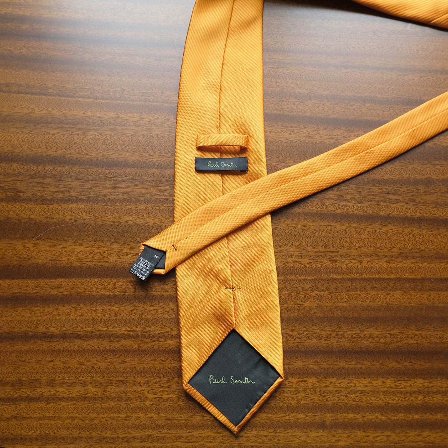 Hermès, blue-gray silk tie, made in France