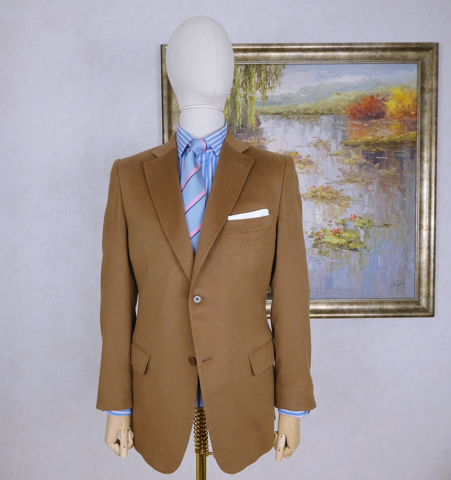Ravazzolo, brown cashmere jacket, size 42UK