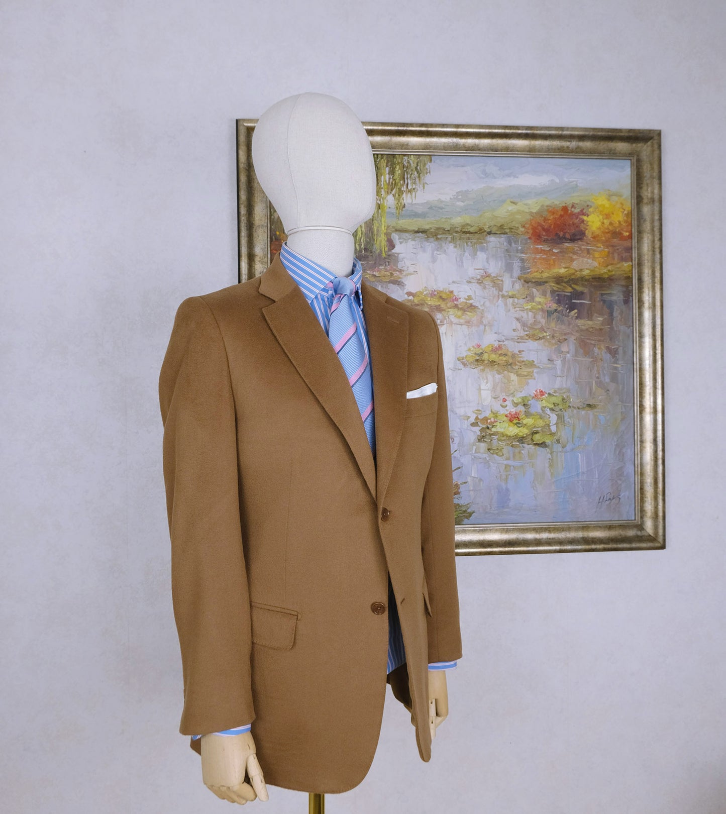 Ravazzolo, brown cashmere jacket, size 42UK