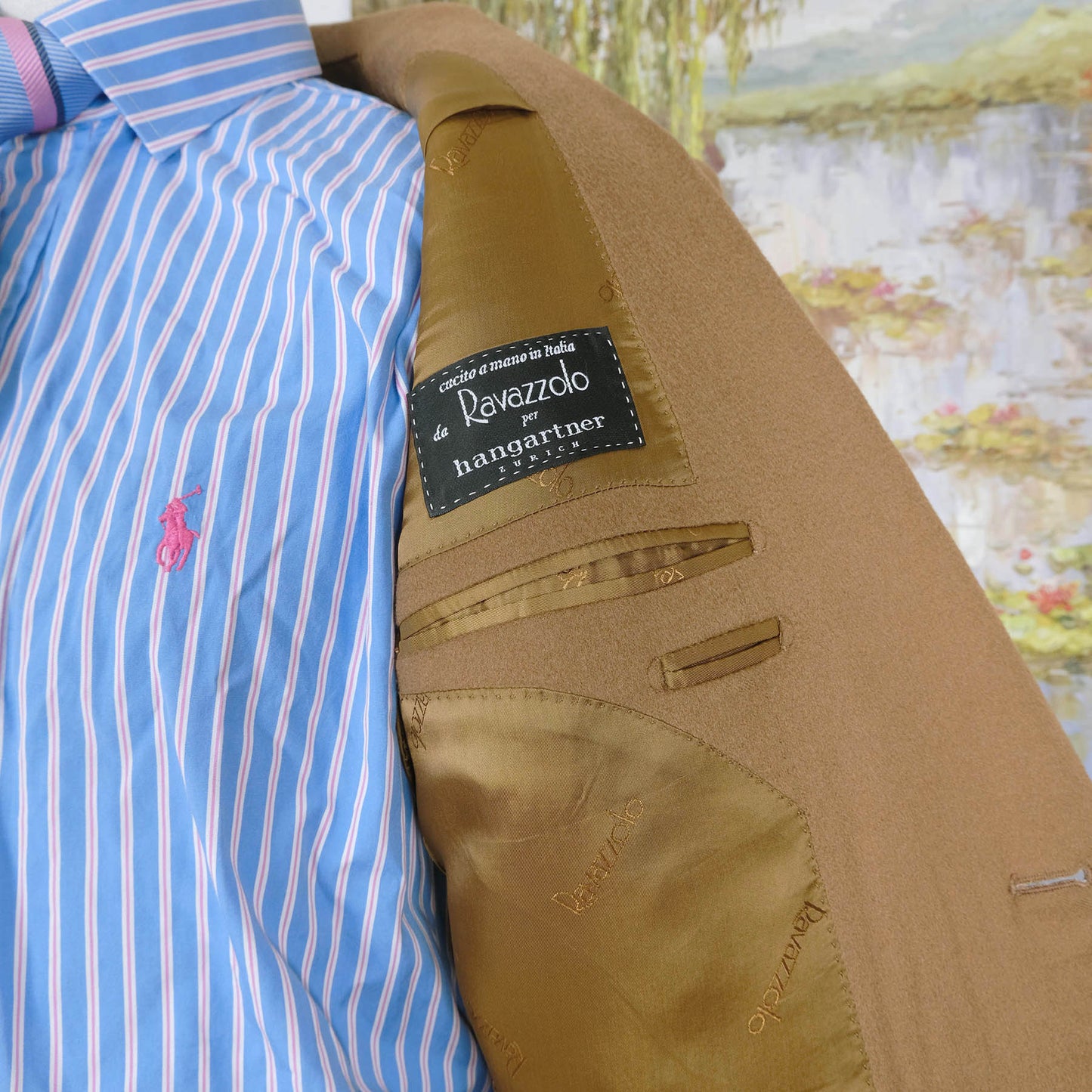 Ravazzolo, brown cashmere jacket, size 42UK