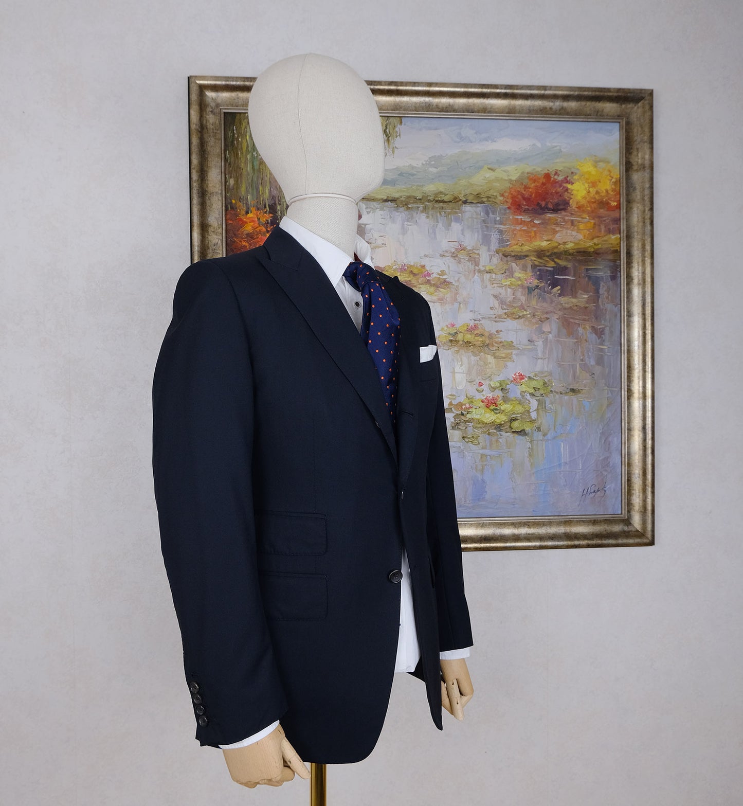 Tom Ford, hand made blue suit, size 38UK, slim, RRP 5000 e