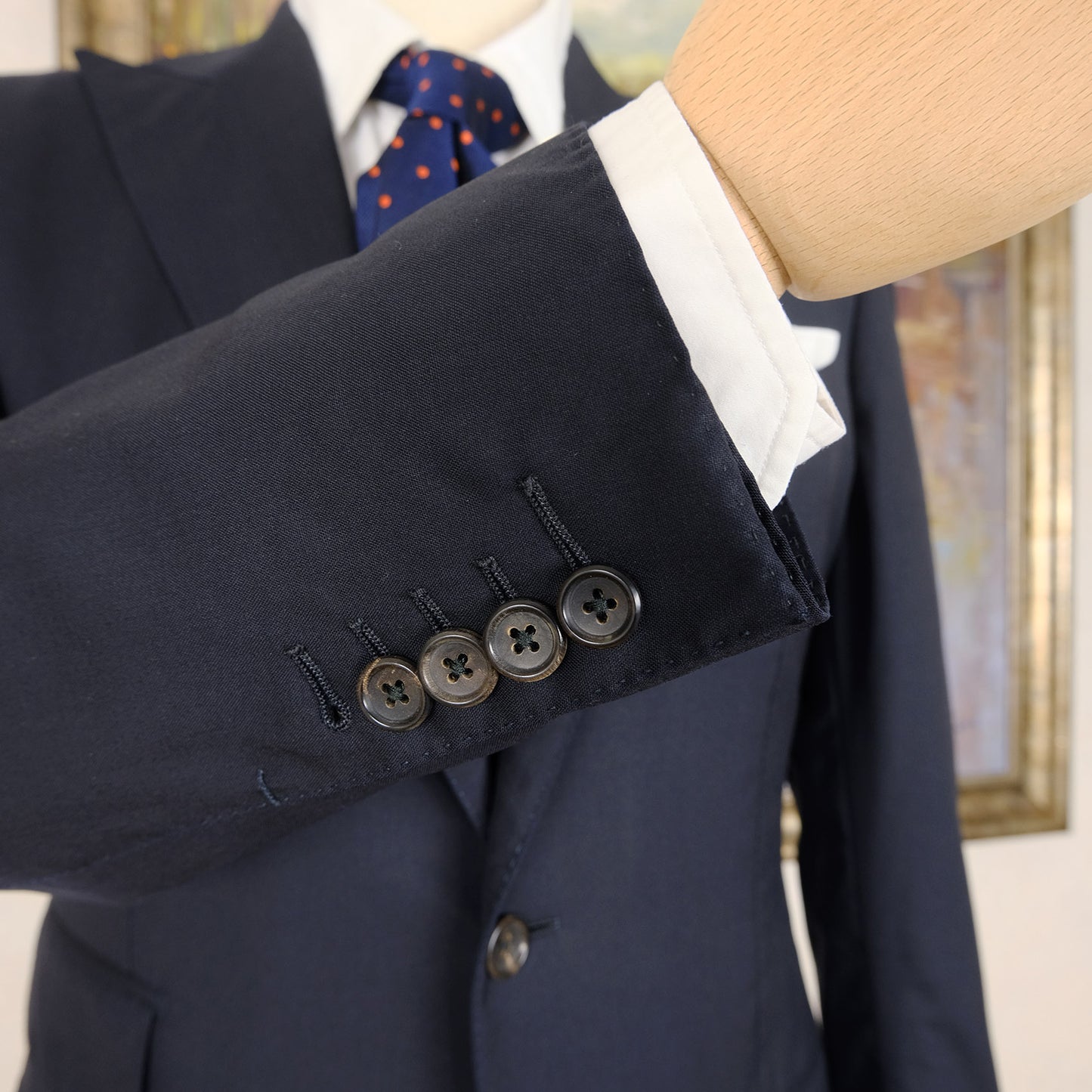 Tom Ford, hand made blue suit, size 38UK, slim, RRP 5000 e
