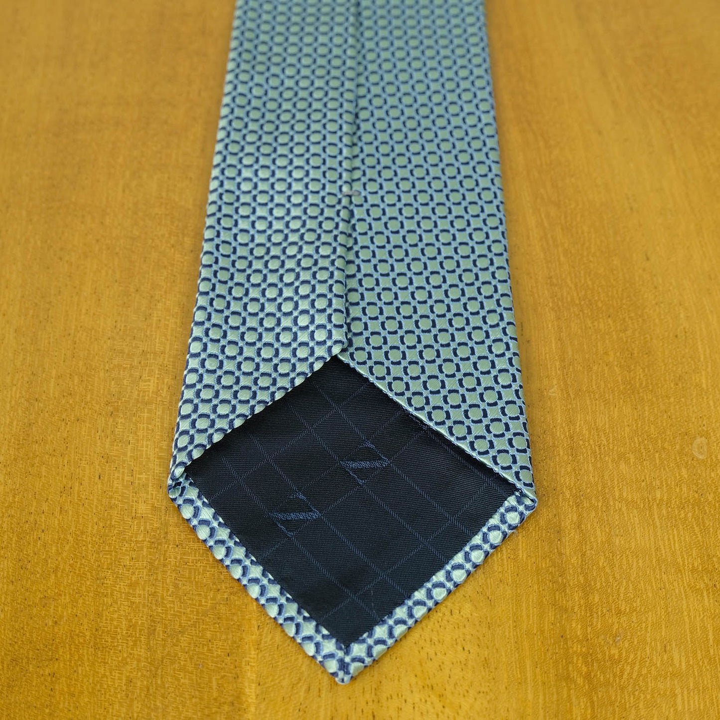 Ermenegildo Zegna, sini-vihreä solmio, silkkimateriaali