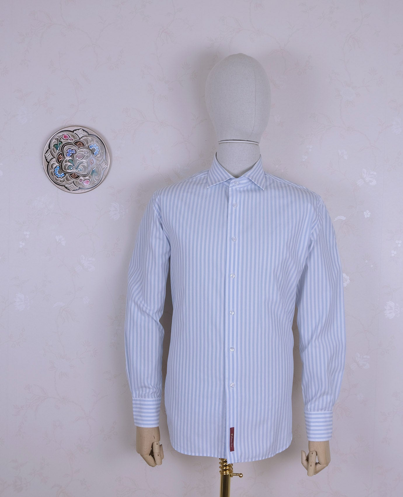 Eton, blue formal collar shirt, size 45