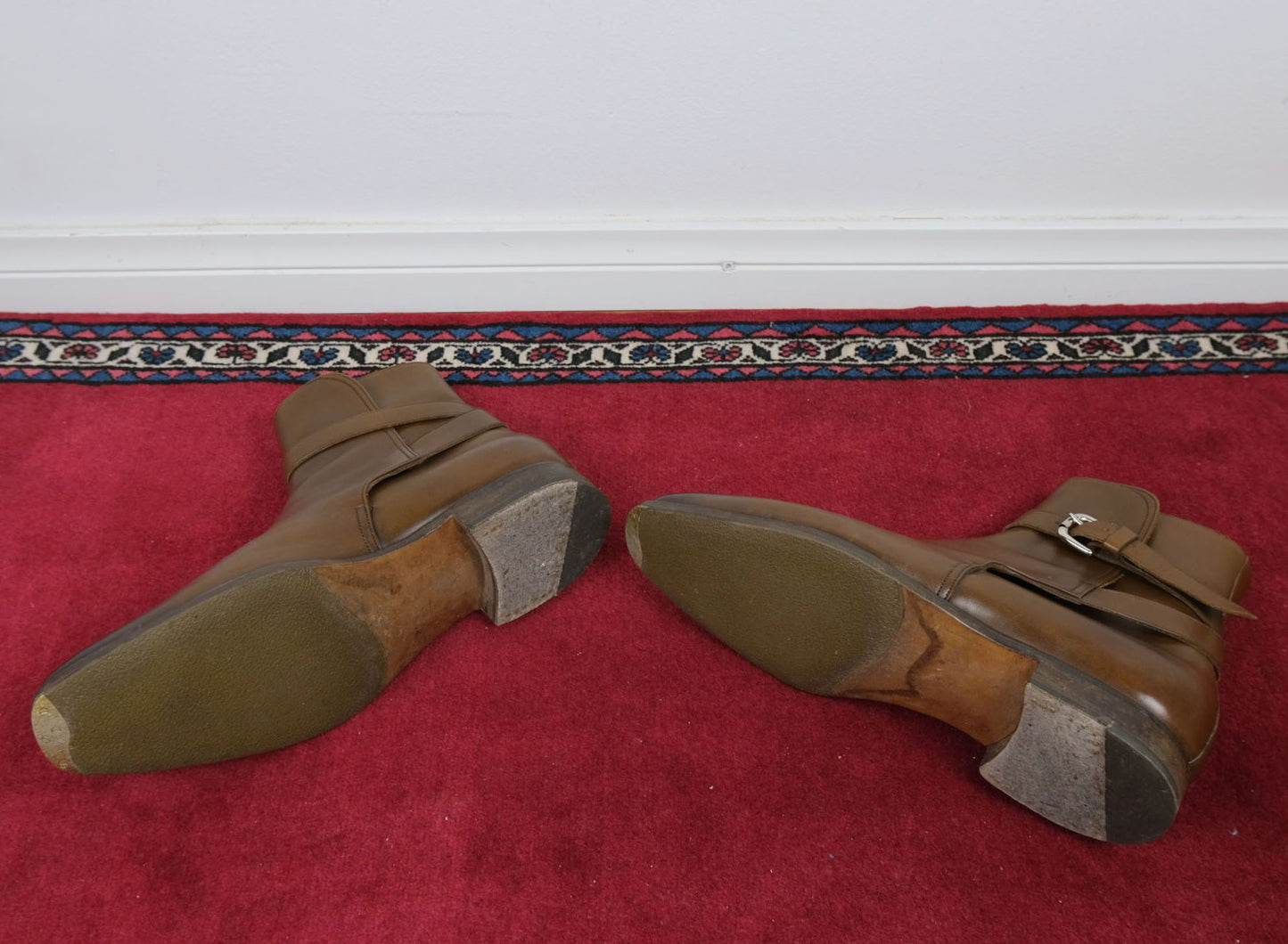 Edward Green, brown jodhpur boots, size 7.5UK, RRP 1565 e