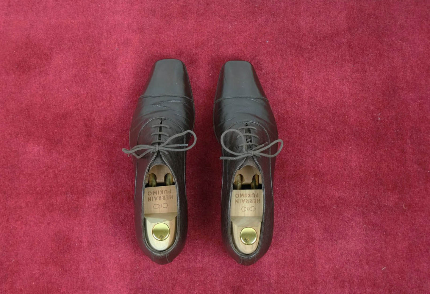 Prada, ruskeat nauhakengät, koko 41