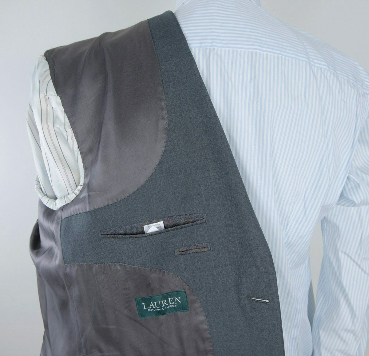 Ralph Lauren, smart grey suit, wool, size 42UK