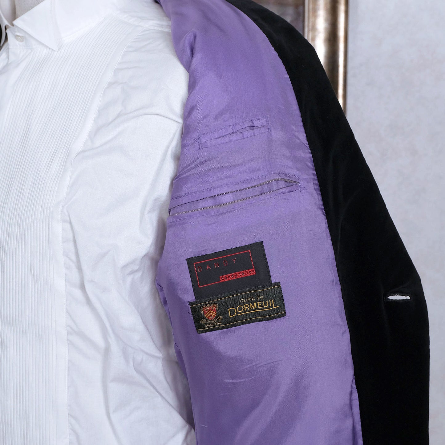 Tailor Mikael Sinisalo, black bonjour jacket, size 50EU, wedding clothing